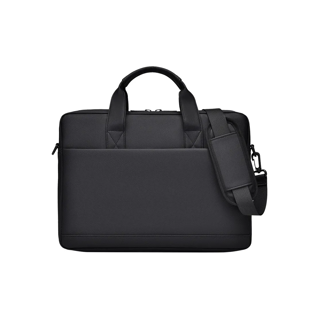 Dwiray Кожа Мембрана Ноутбук Сумка Унисекс Классический Черный