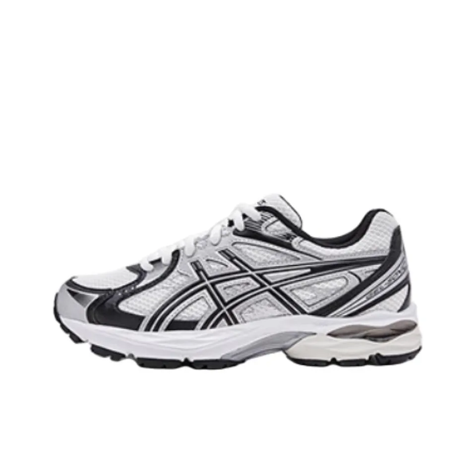 Asics Sonic Gel Дышащие Низкие Кроссовки для Бега Детские Серебристо-Белые Подростковые