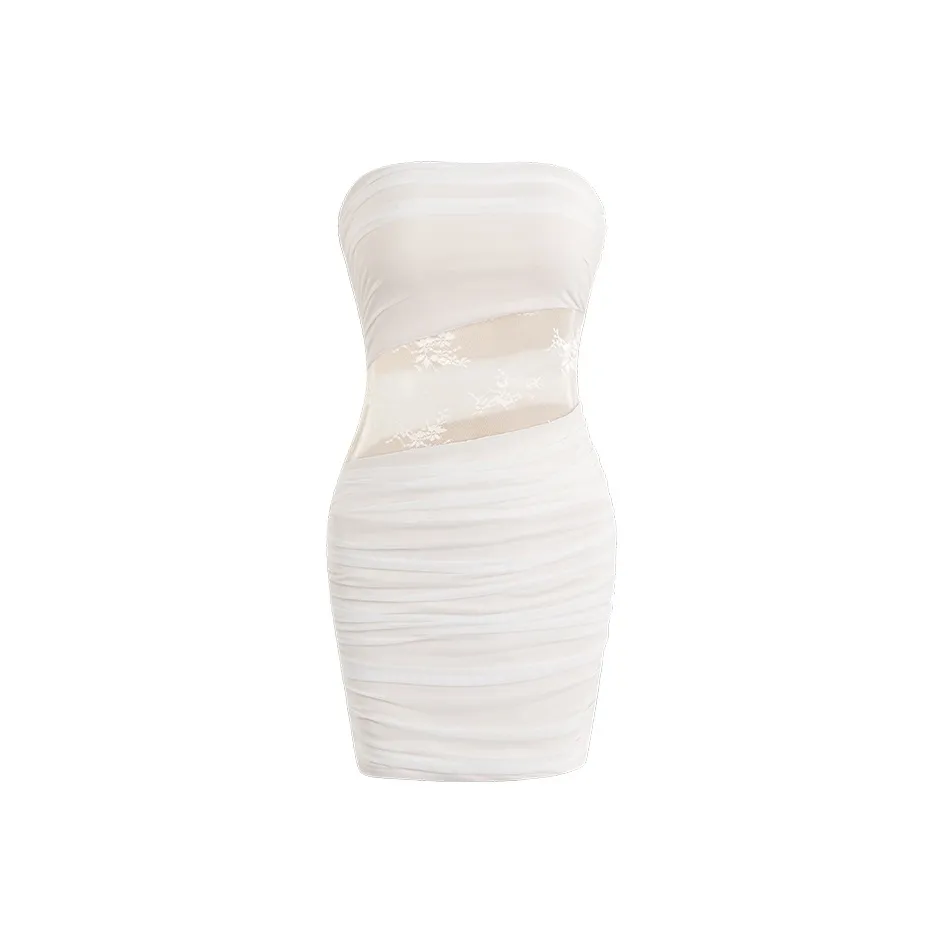 CHILL QIAOER Без рукавов Платье Женское