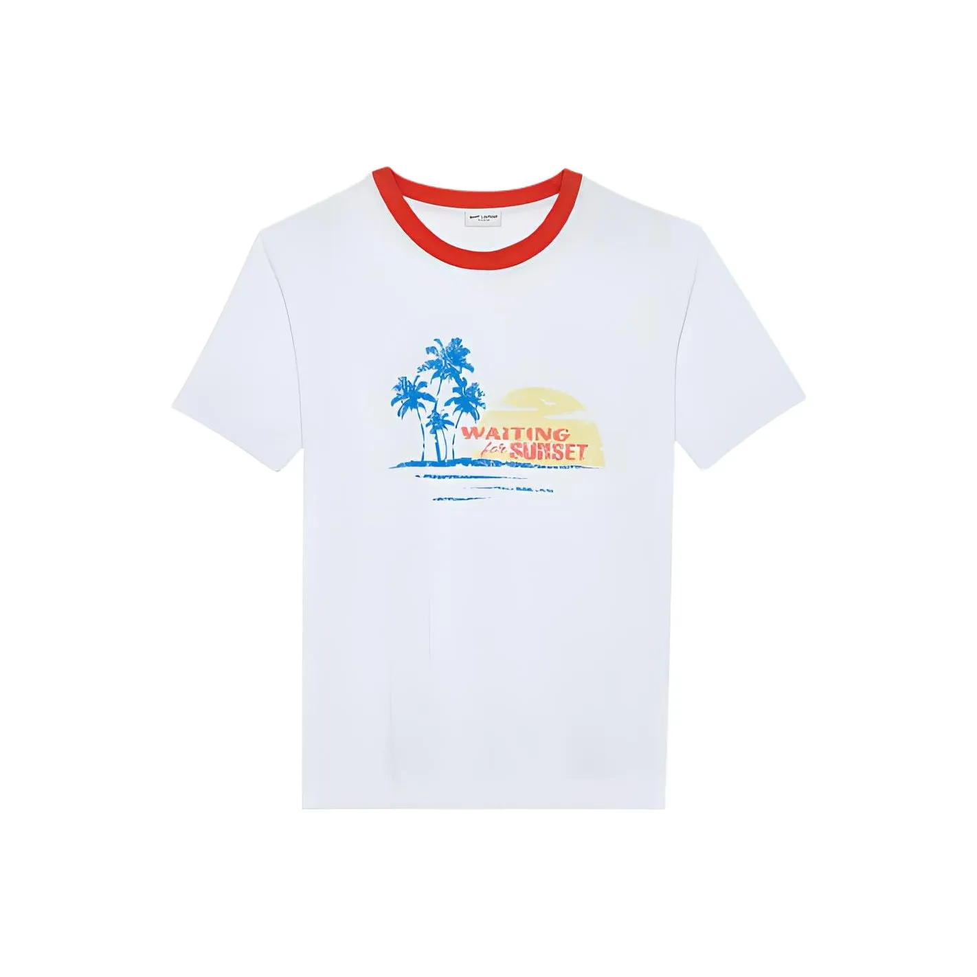 SAINT LAURENT T-рубашка мужская белая