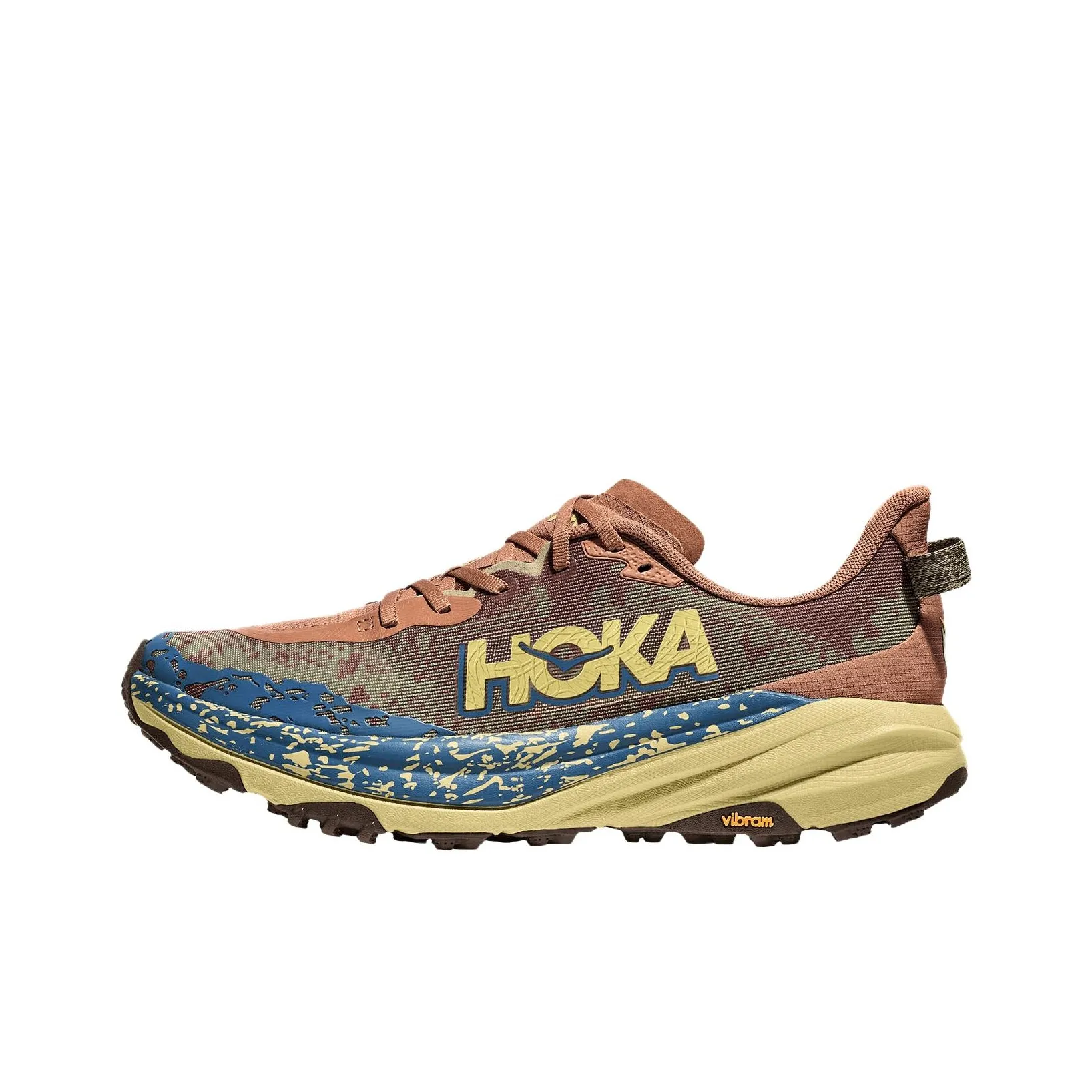 HOKA ONE ONE SPEEDGOAT 6 Амортизация Дышащий Поддерживающий Низкий Верх Кроссовки для Беговых Походов Мужские Коричневый