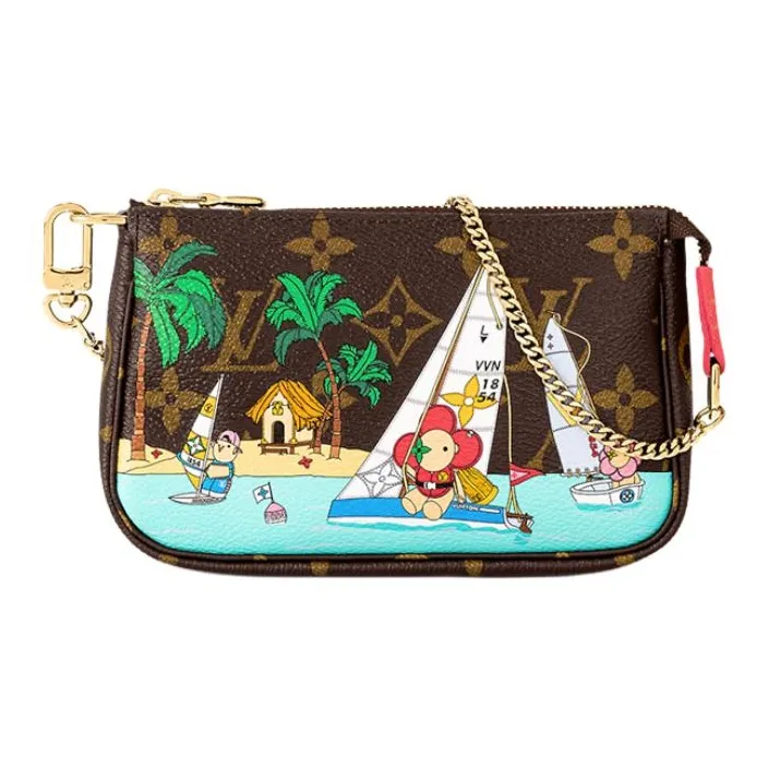 LOUIS VUITTON Pochette Accessoires Wallet On Chain