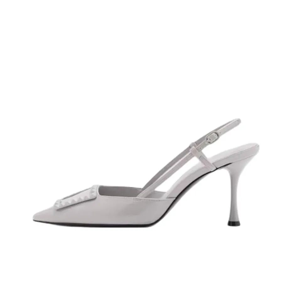 MANGO Узкий каблук Высокие каблуки 8 см Женские Серый