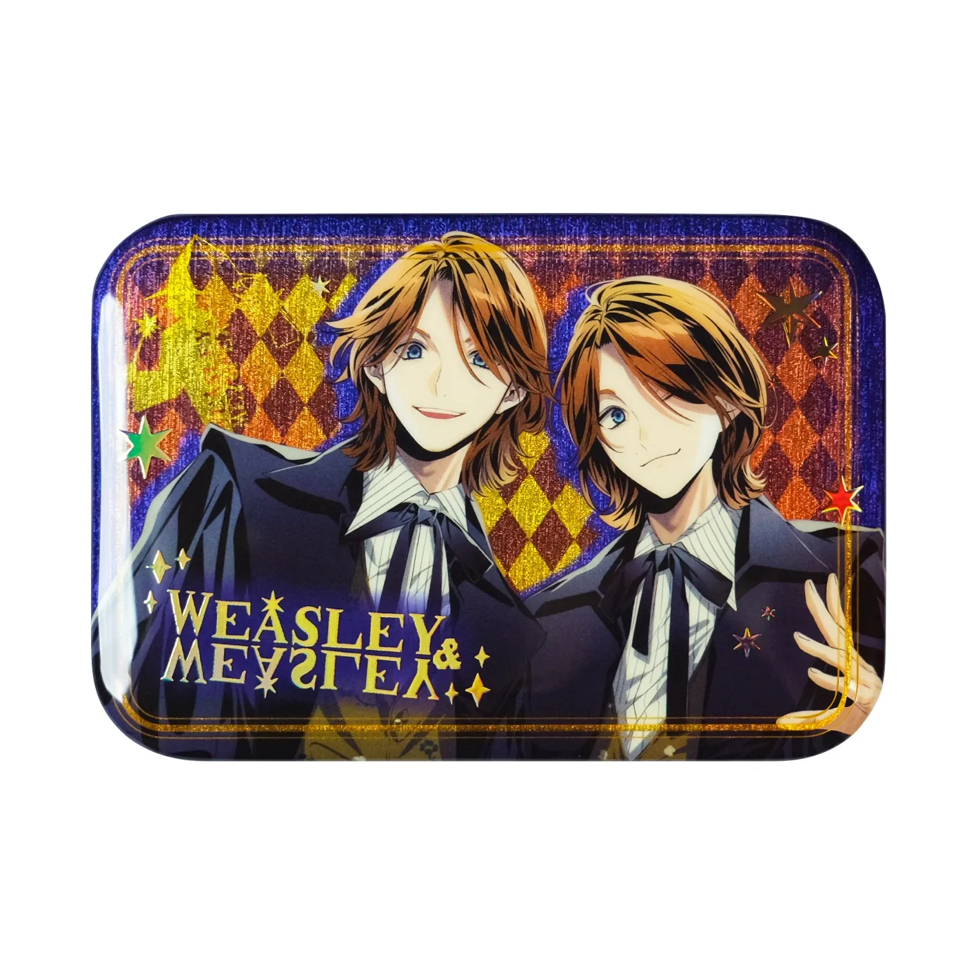 Гарри Поттер Гарри Поттер Figure Print Combination Collection Прямоугольный Жестяной С рельефом Значок Значки