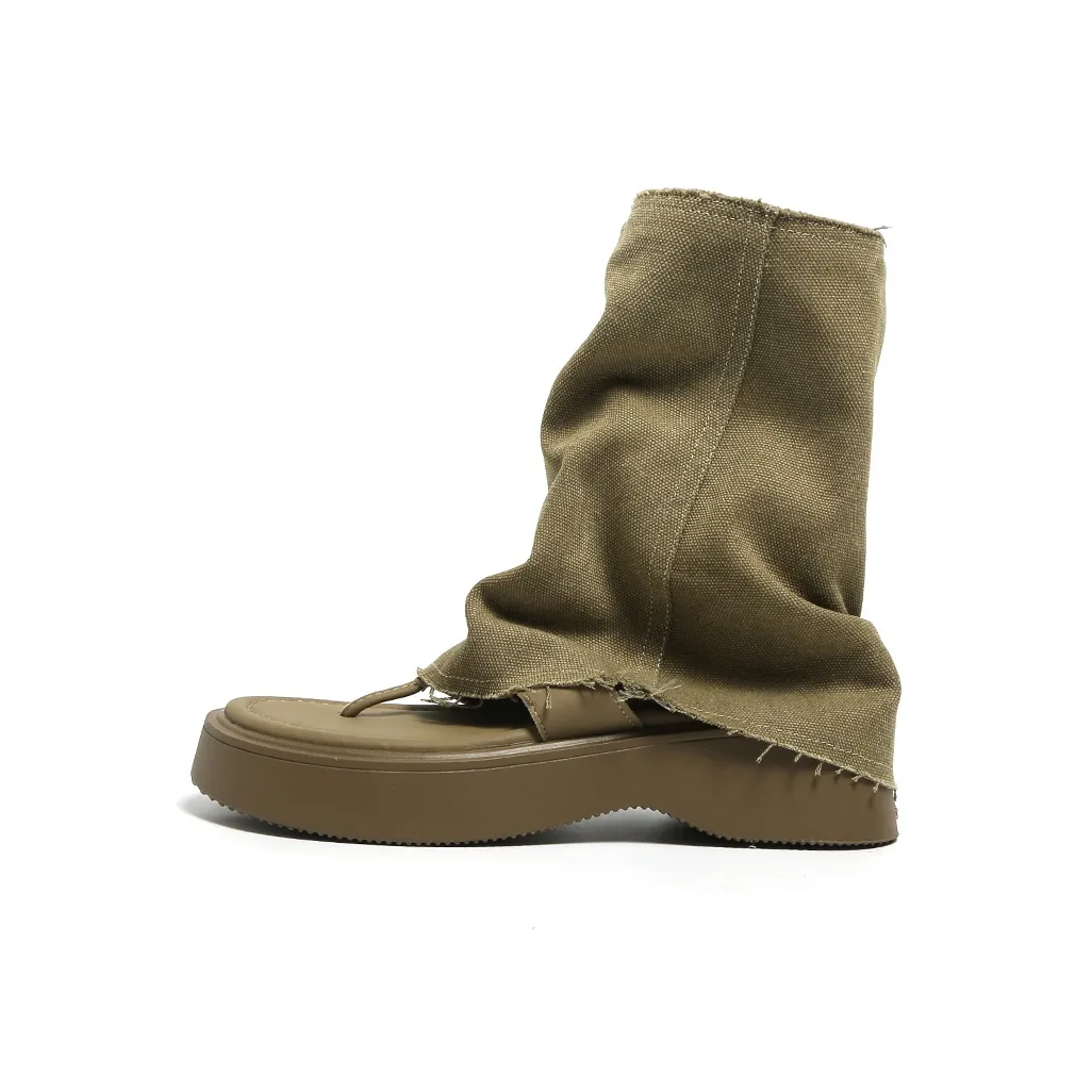 FOREVER 21 Римские сандалии Женские Хаки