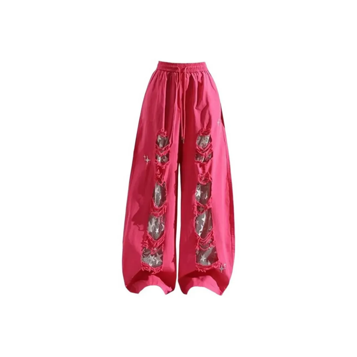 TSKIU Розово-красные Женские Джинсы