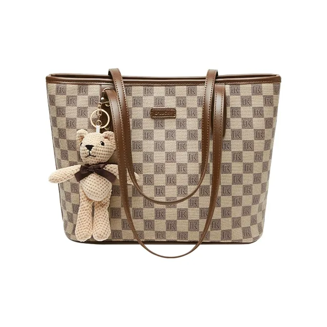 Narandu PVC с синтетической кожей тоут-сумка сумка через плечо большая женская хаки