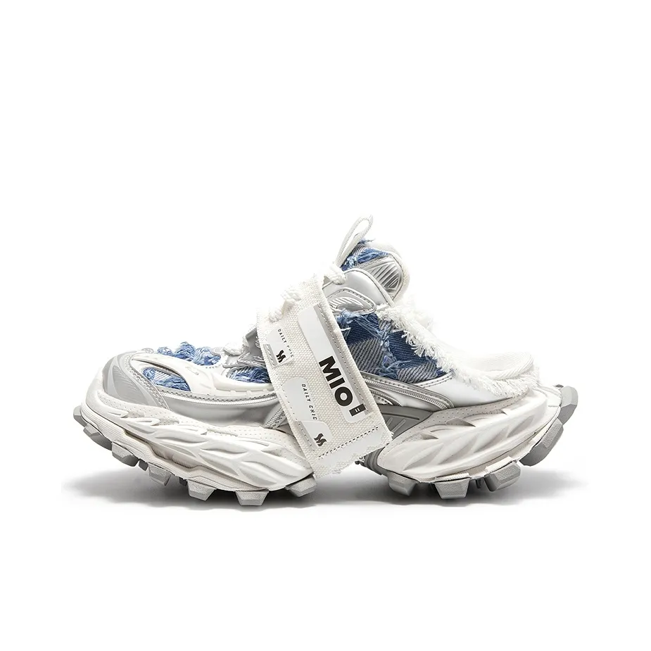 MIO Домашние тапочки Унисекс Синий Серебряный