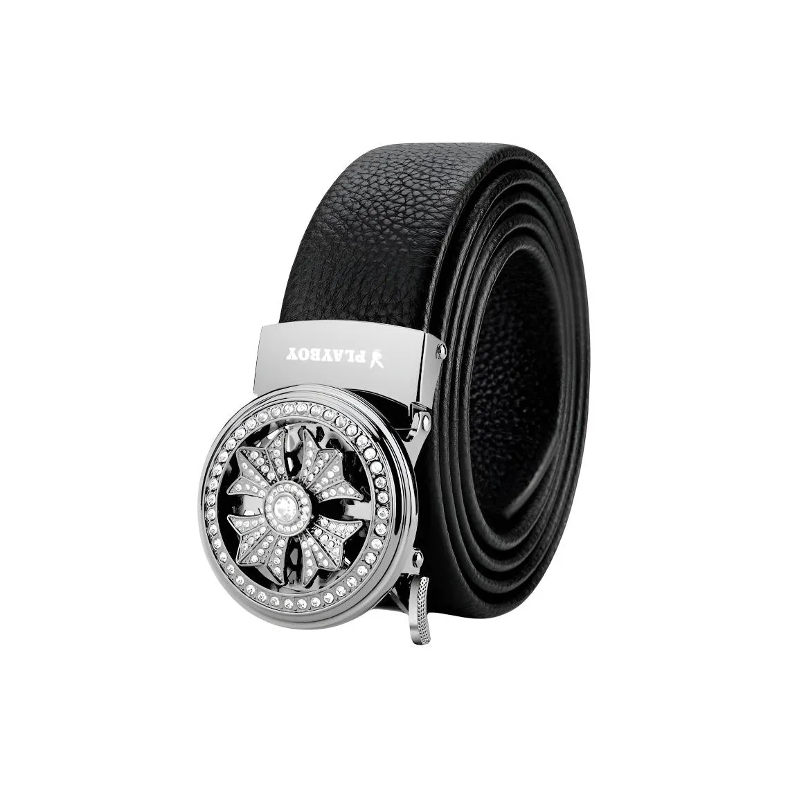 Playboy Bovine Split TRANSFER Кожаные ремни Мужской 3,5 см