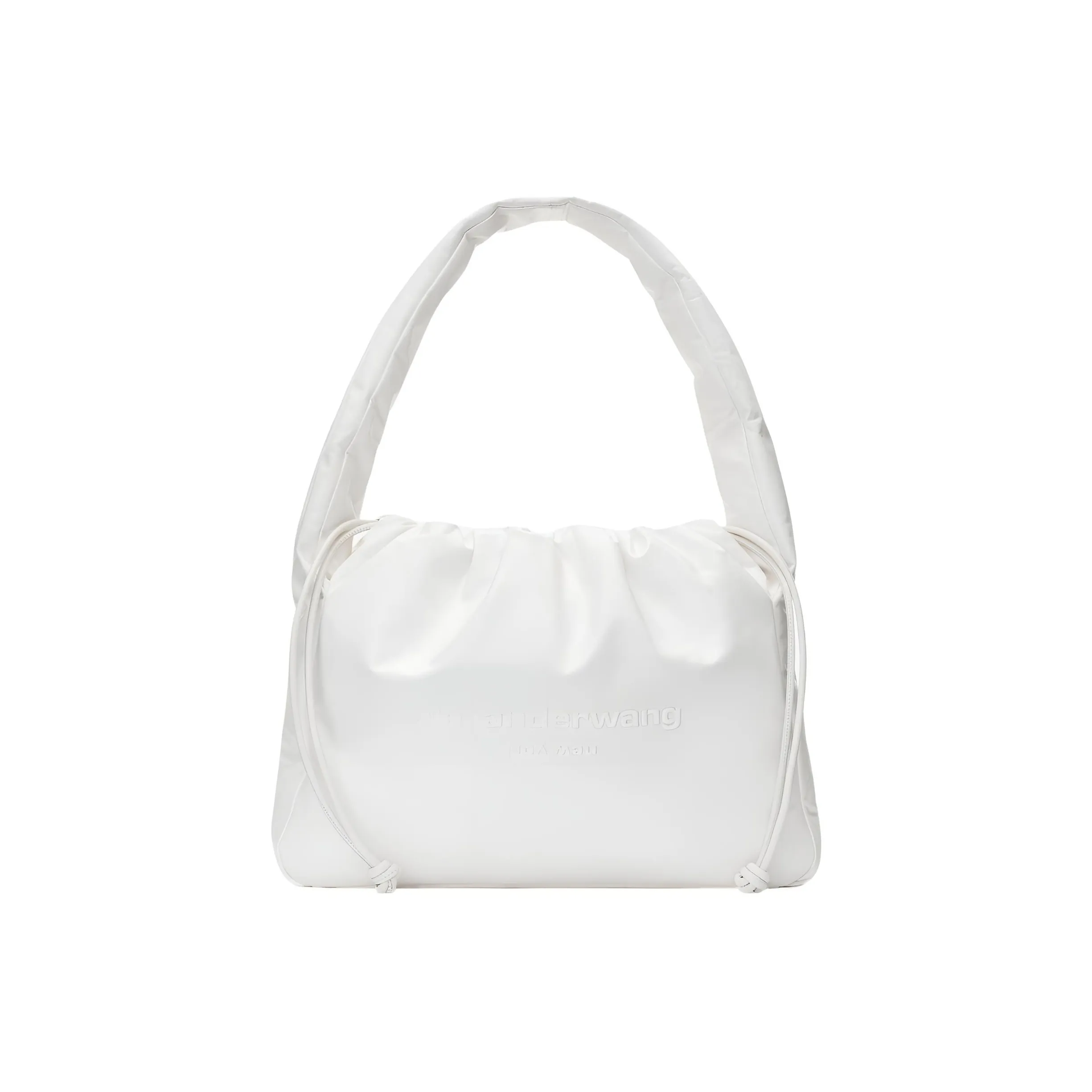 Alexander Wang Ryan Lambskin Handbag Shoulder Bag Women's White