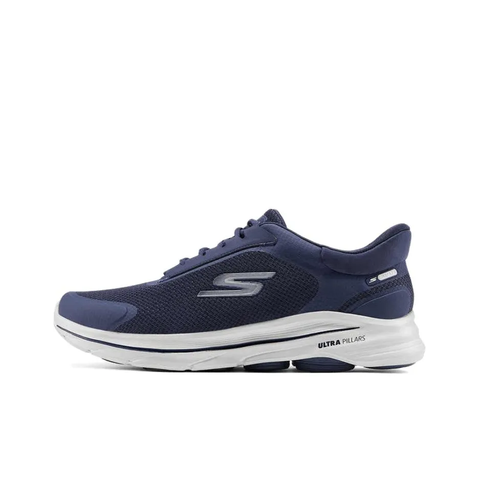 Skechers Go Walk 8 Low Топ Повседневная обувь Мужская Синяя