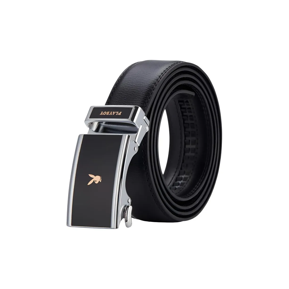 Playboy Ремни из коровьей спилковой кожи Мужской 3,5 см