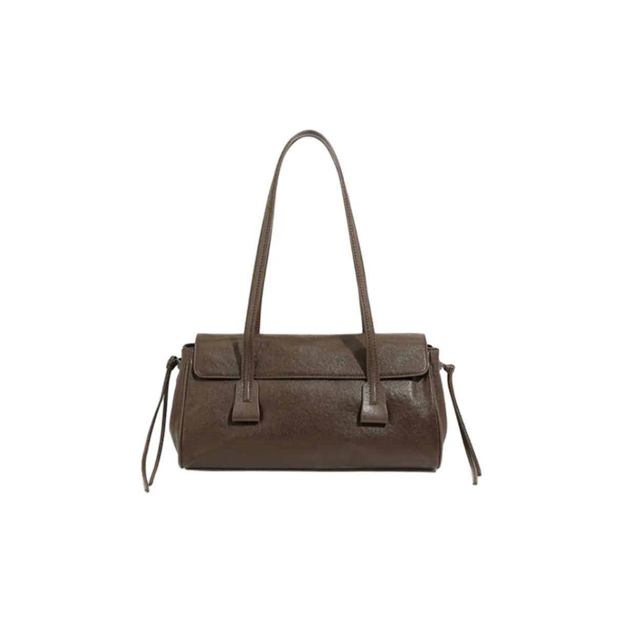 DIFFERENT FACES Сумка через плечо из коровьей кожи стандартная женская кофейного черного цвета