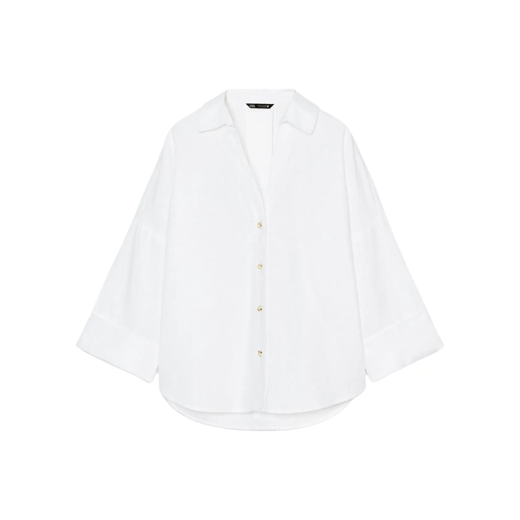 ZARA Белые Женские Рубашки