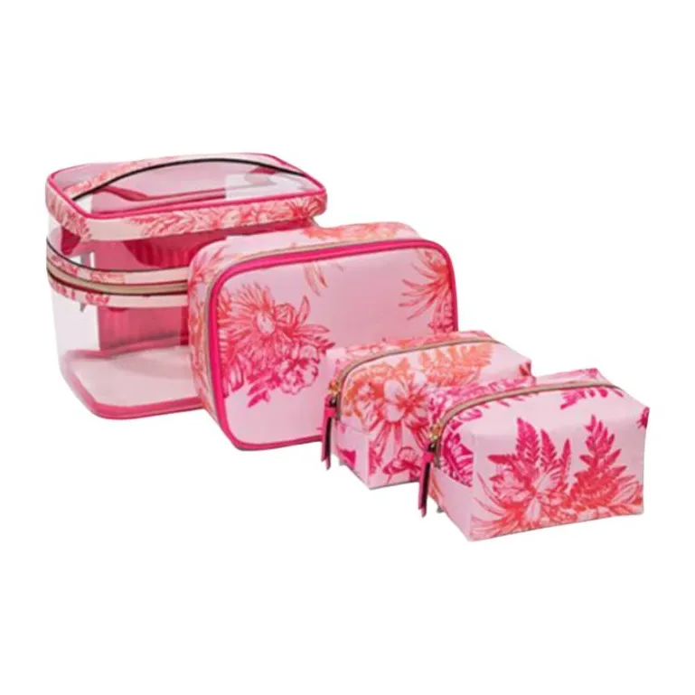 Victoria's Secret Розовый с принтом косметички портативный и легкий в использовании