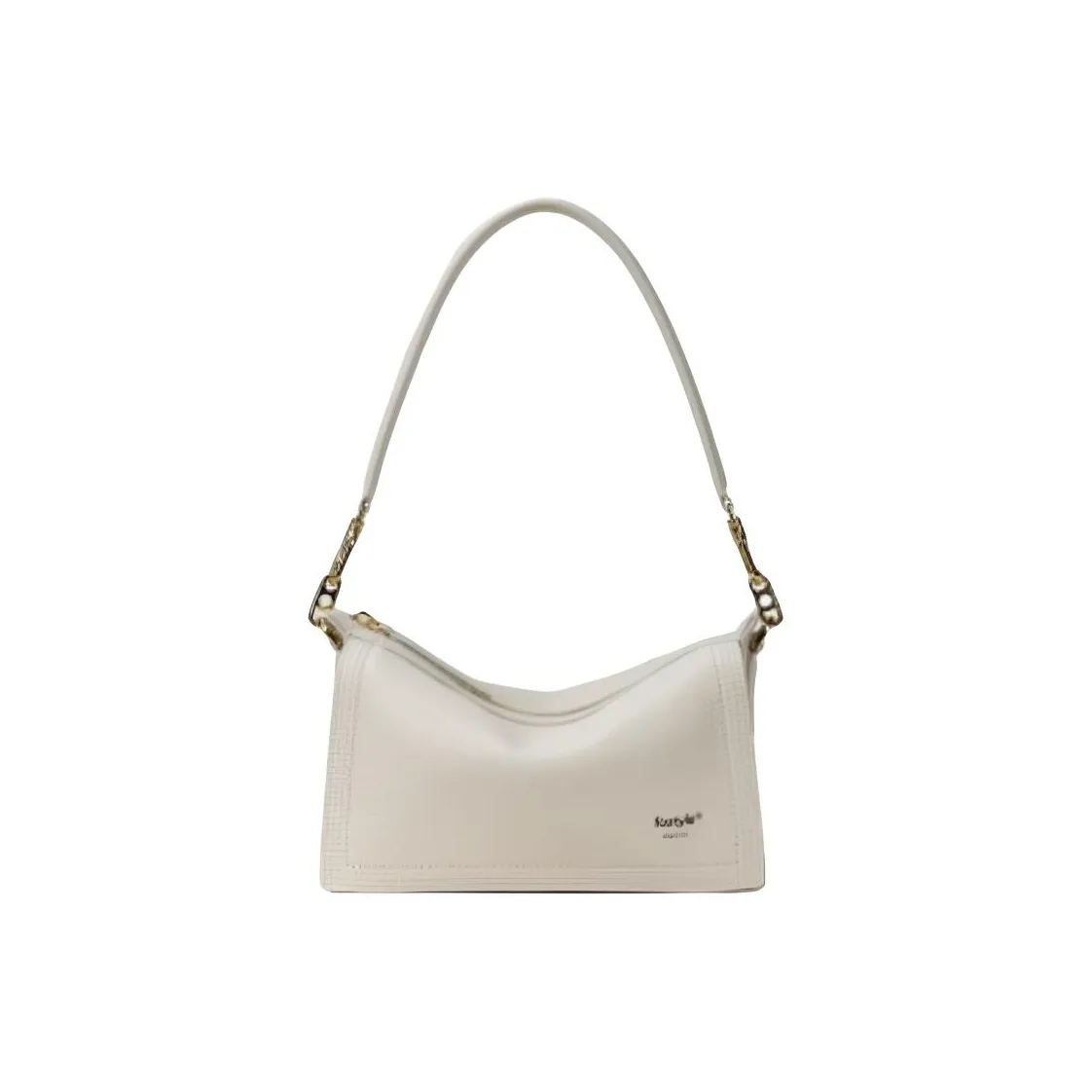 FOSTYLE Сумка из коровьей кожи с подушкой сумка через плечо маленькая женская клейкий рис белый