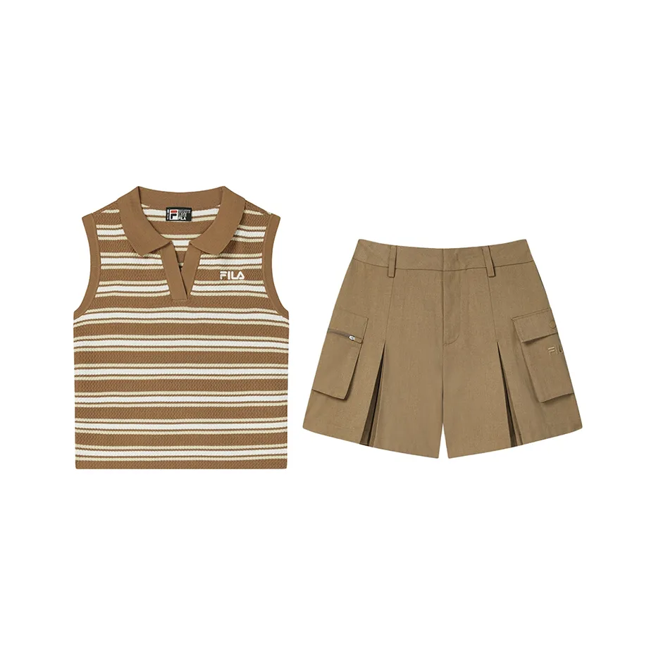 FILA Цвет ириски DK Женские Повседневные костюмы