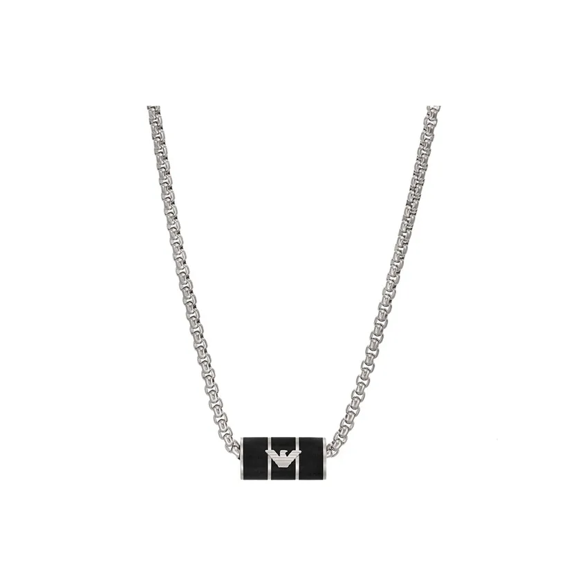 EMPORIO ARMANI Stainless Steel Necklaces Men's Silver