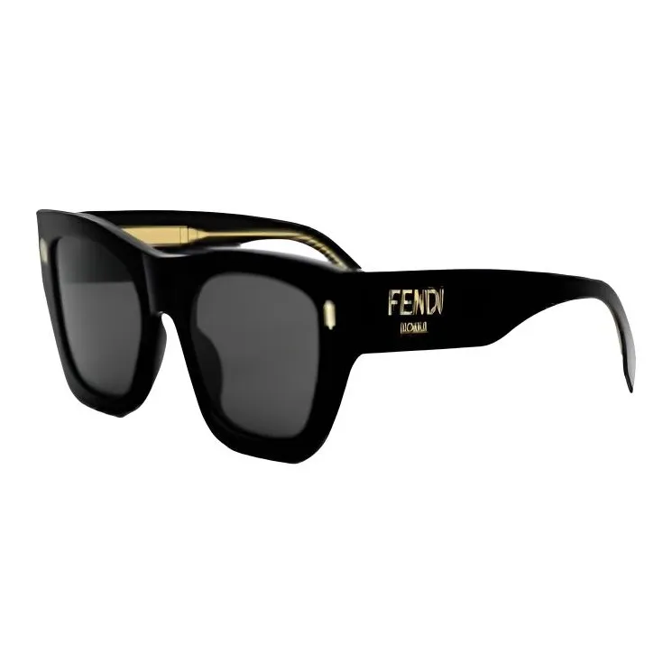 FENDI Square Sunglasses Women's Black
