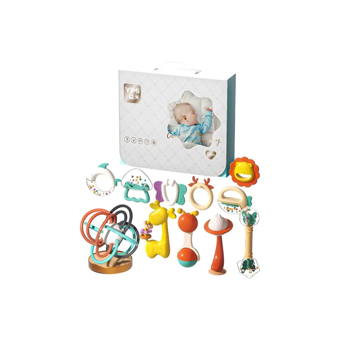YIMI Малыш Ручной Колокольчик Набор для успокаивания новорожденных Игрушки