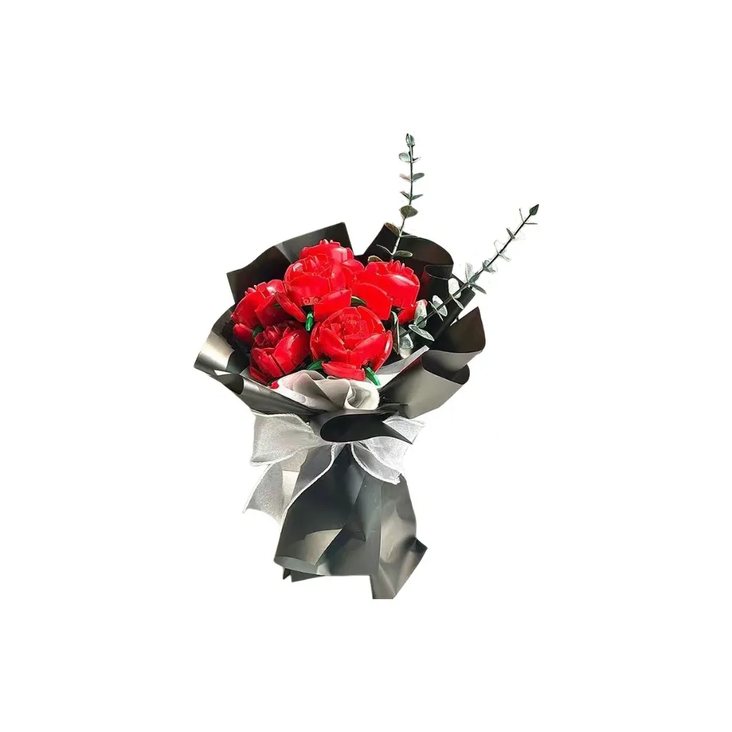 Brangdy Эксклюзивный Романтический Preserved Flower Розовый Букет Искусственный Цветочный Дизайн Конструкторы 0-300 шт. Бюстгальтер JM 77 1