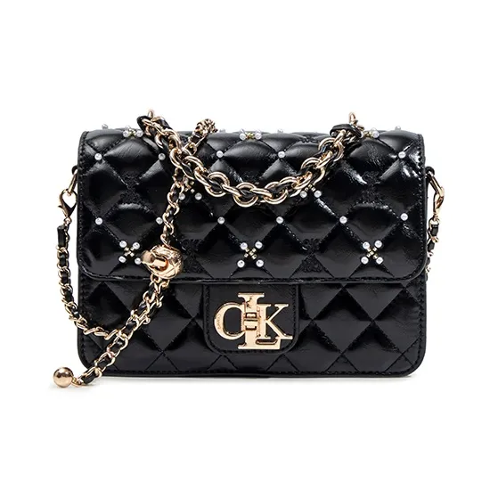 BETTINA VIVIAN ПУ (полиуретан) Сумка через плечо Сумка на плечо Стандартная Женская Черная