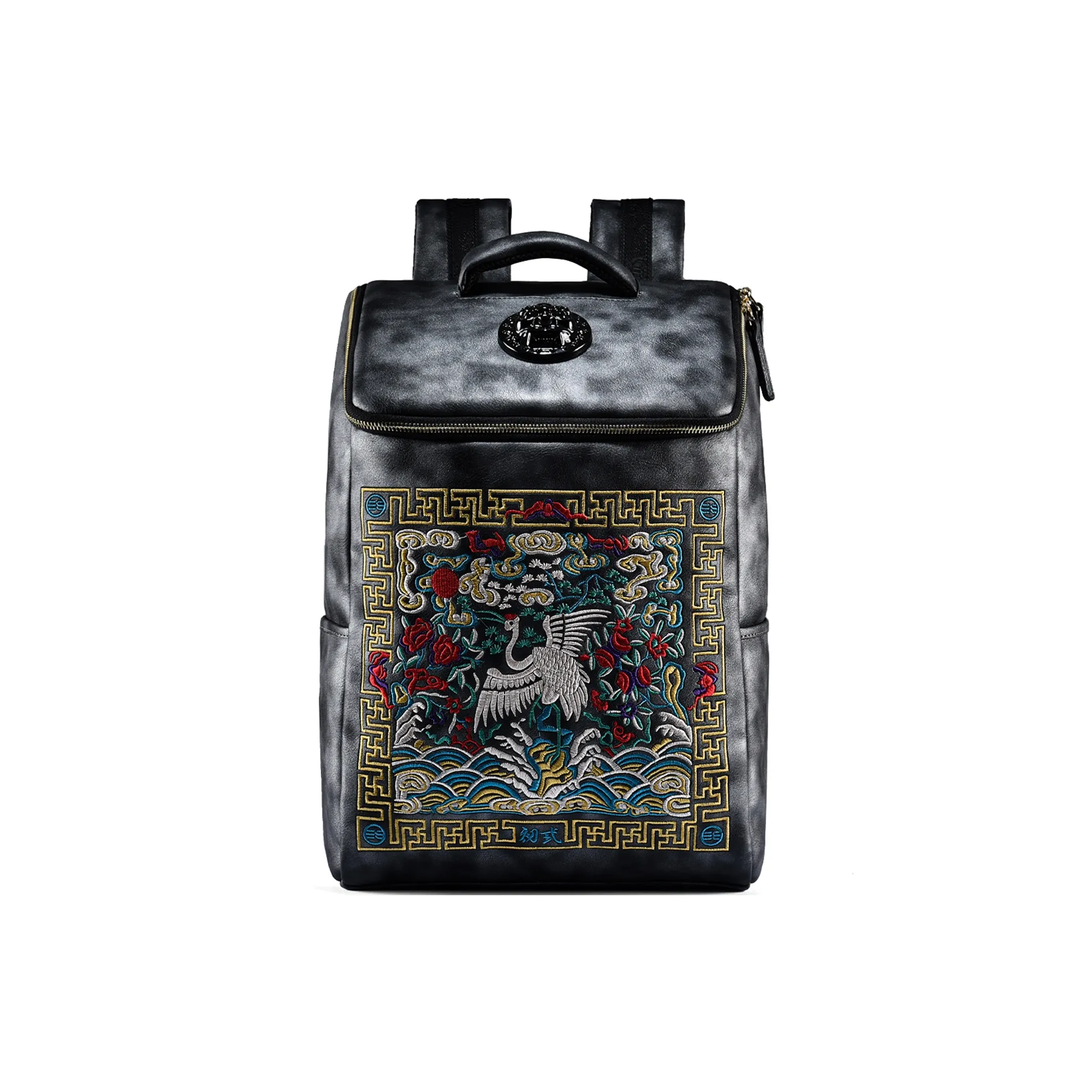 Hatsune Miku PU кожа водоотталкивающий рюкзак сумка для ноутбука рюкзак стандартный мужской черный