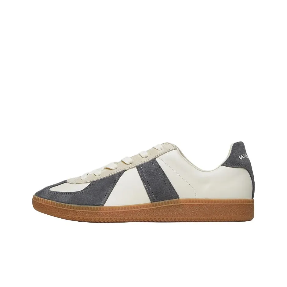 Norman Walsh GAT Collection Slip-resistant Abrasion-resistant Low Top German Army Trainers Unisex Gray Beige