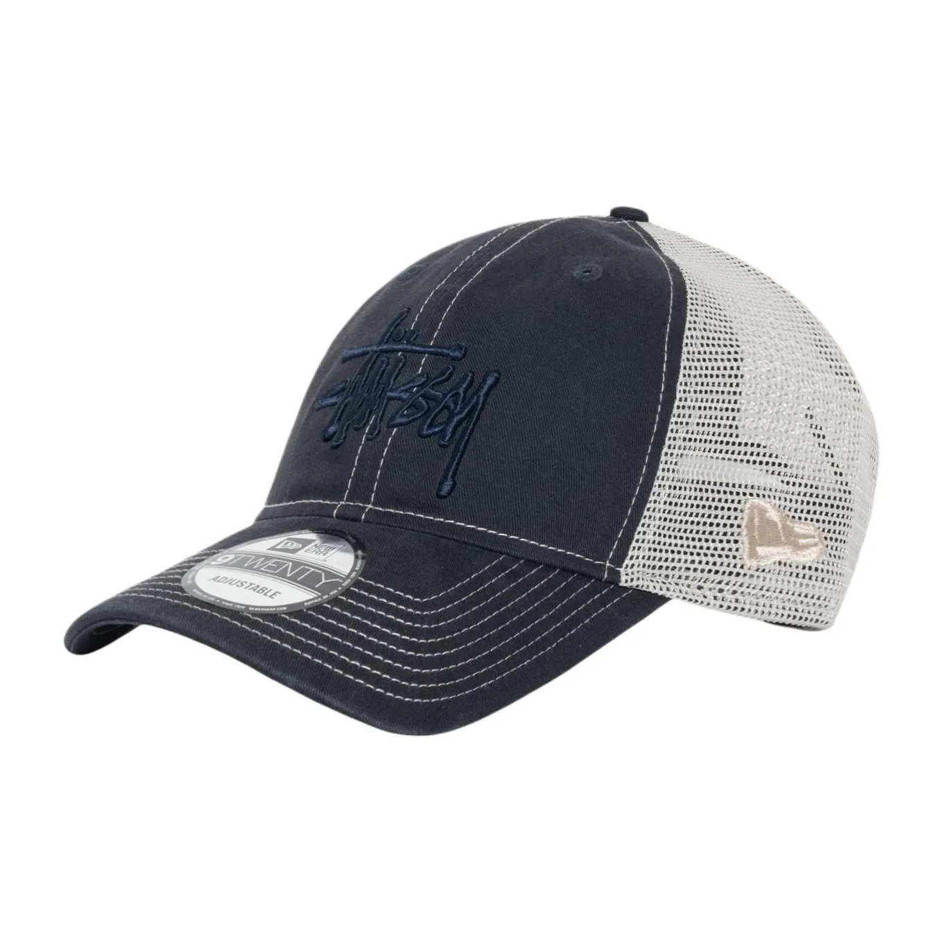 Stussy Полиэстер Кепки Унисекс Морской Синий