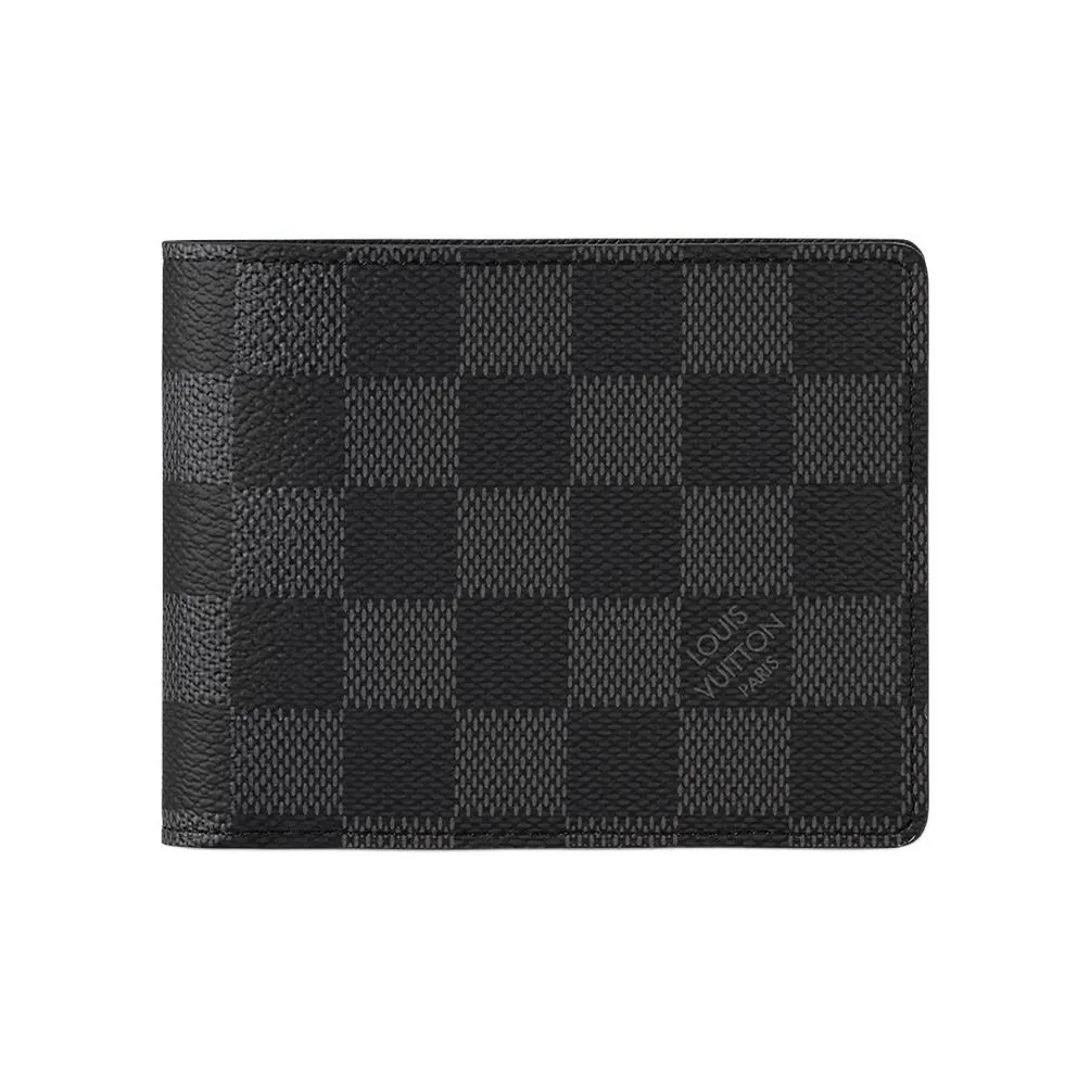 LOUIS VUITTON Multiple Wallet Damier Graphite Black/Grey