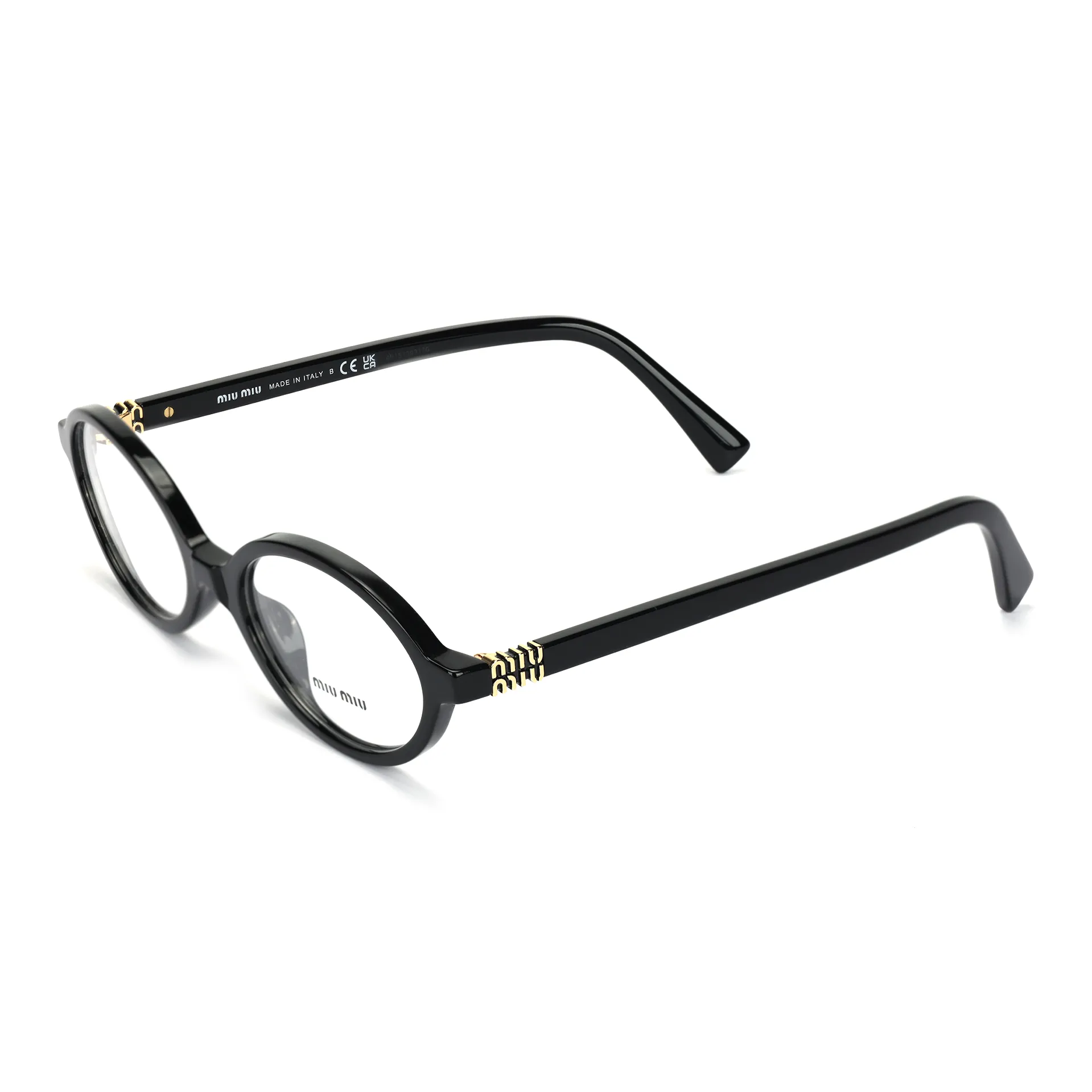 MIU MIU Eyewear Oval Frame Glasses