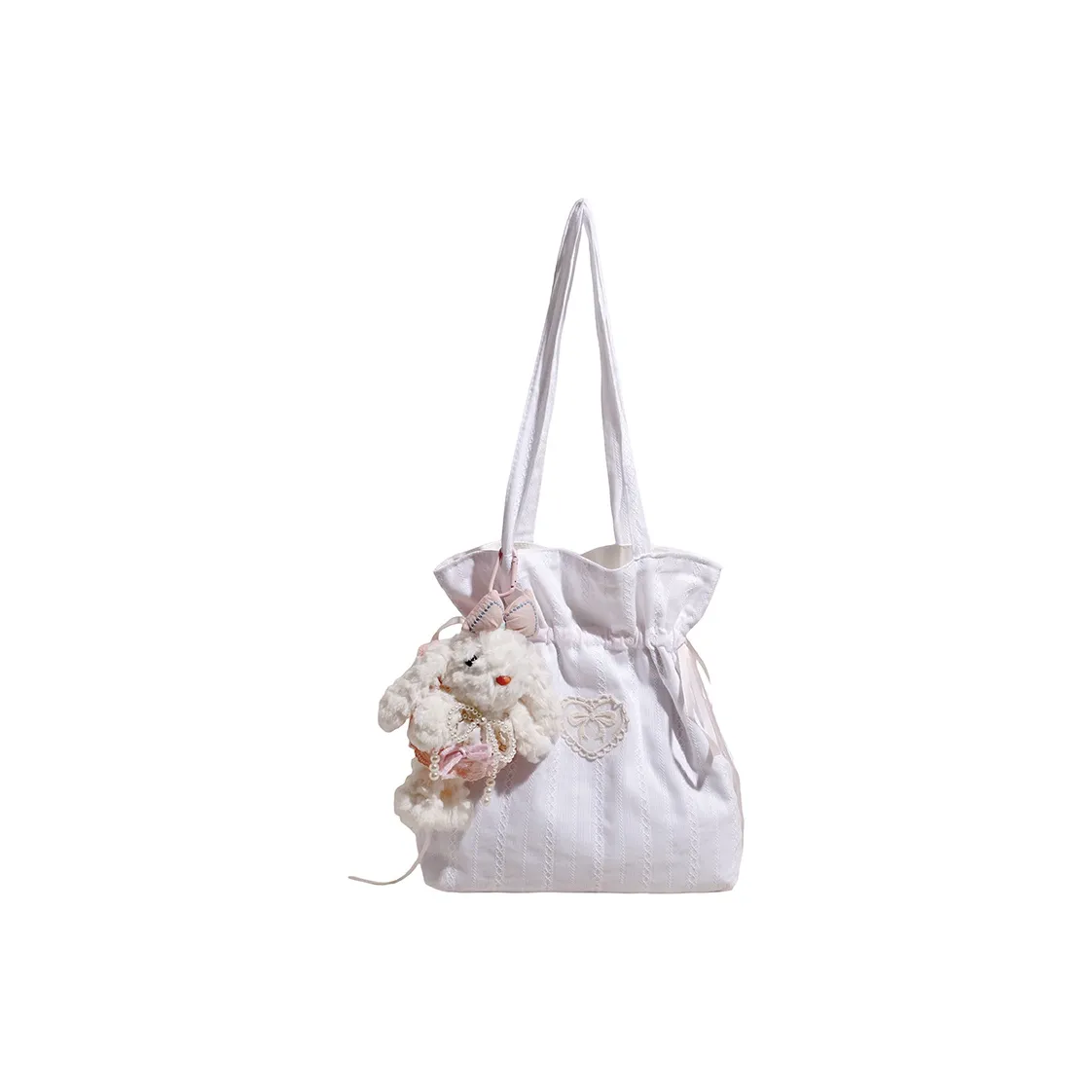 Bueno Ткань Тоут Сумка Сумка через плечо Женская Белая Розовая Желтая