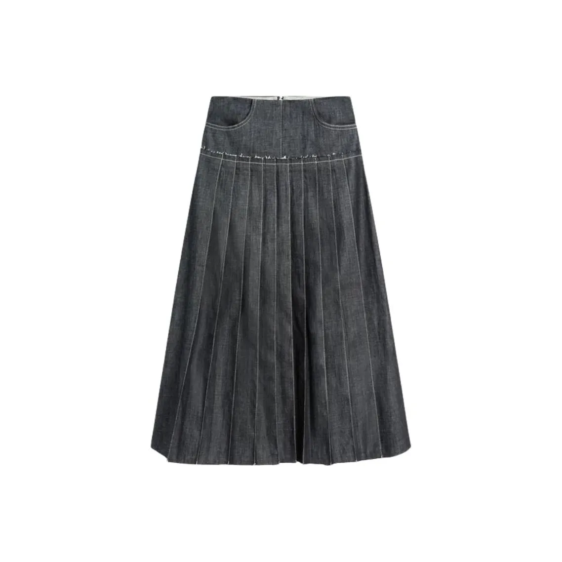 Massimo Dutti Denim Long Skirt Women's