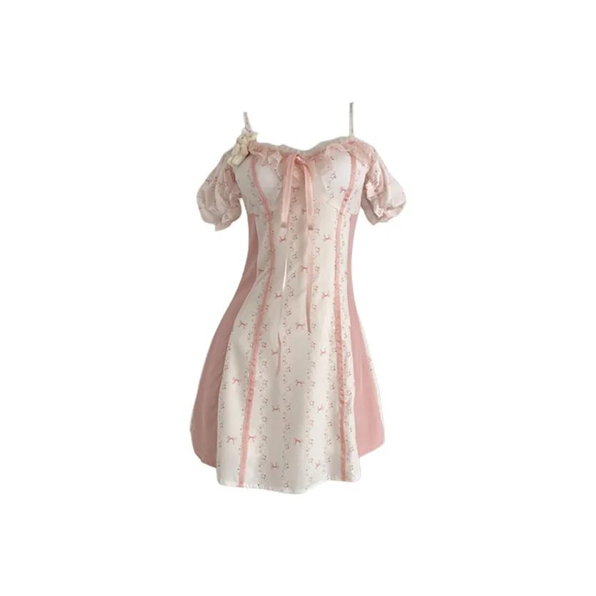 TIBINB Розовый Женские Слиплатья