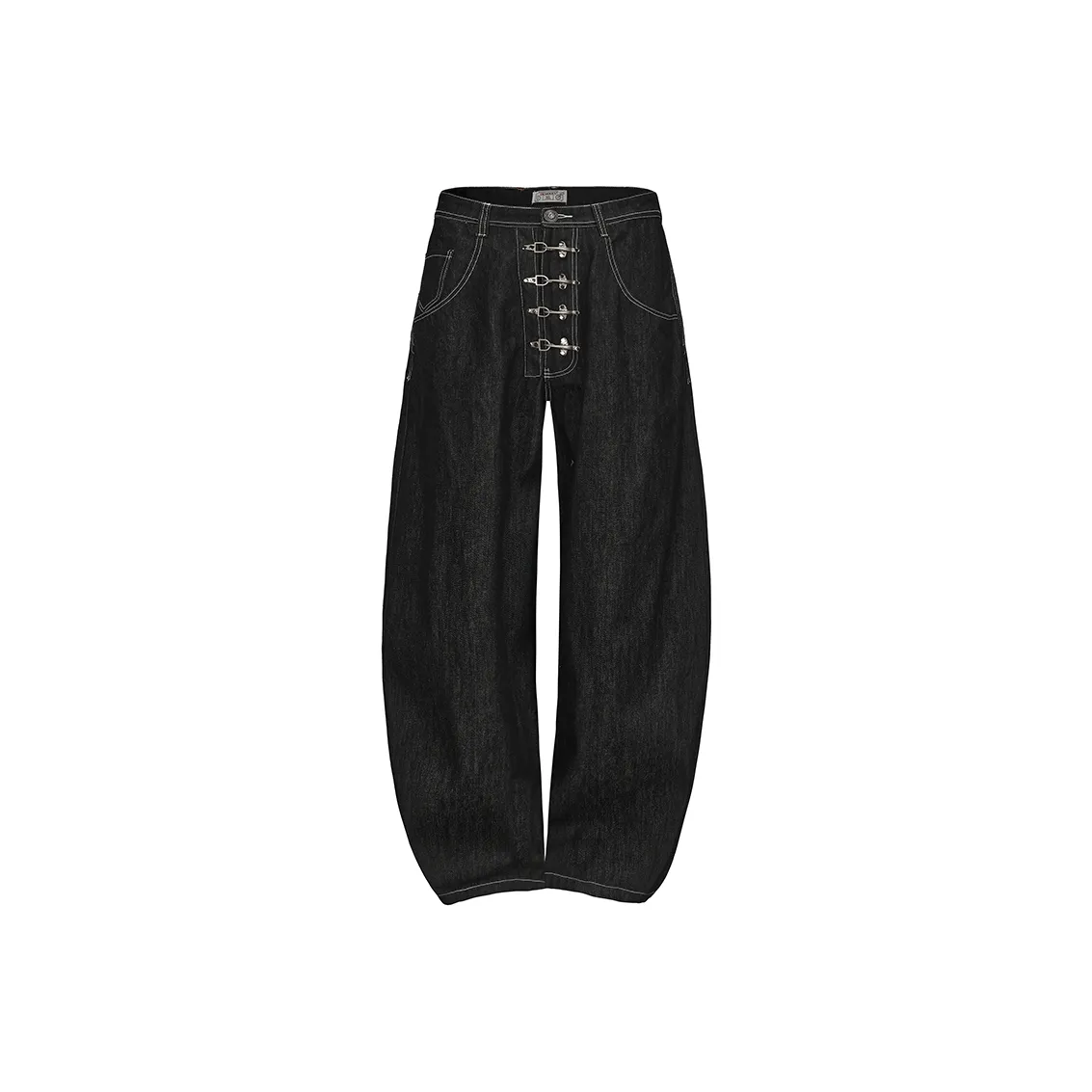 DND4DES Черные унисекс джинсы