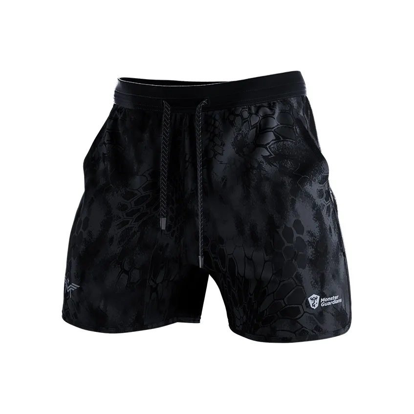 Monster Guardians Спортивные шорты Мужские Черный Камуфляж