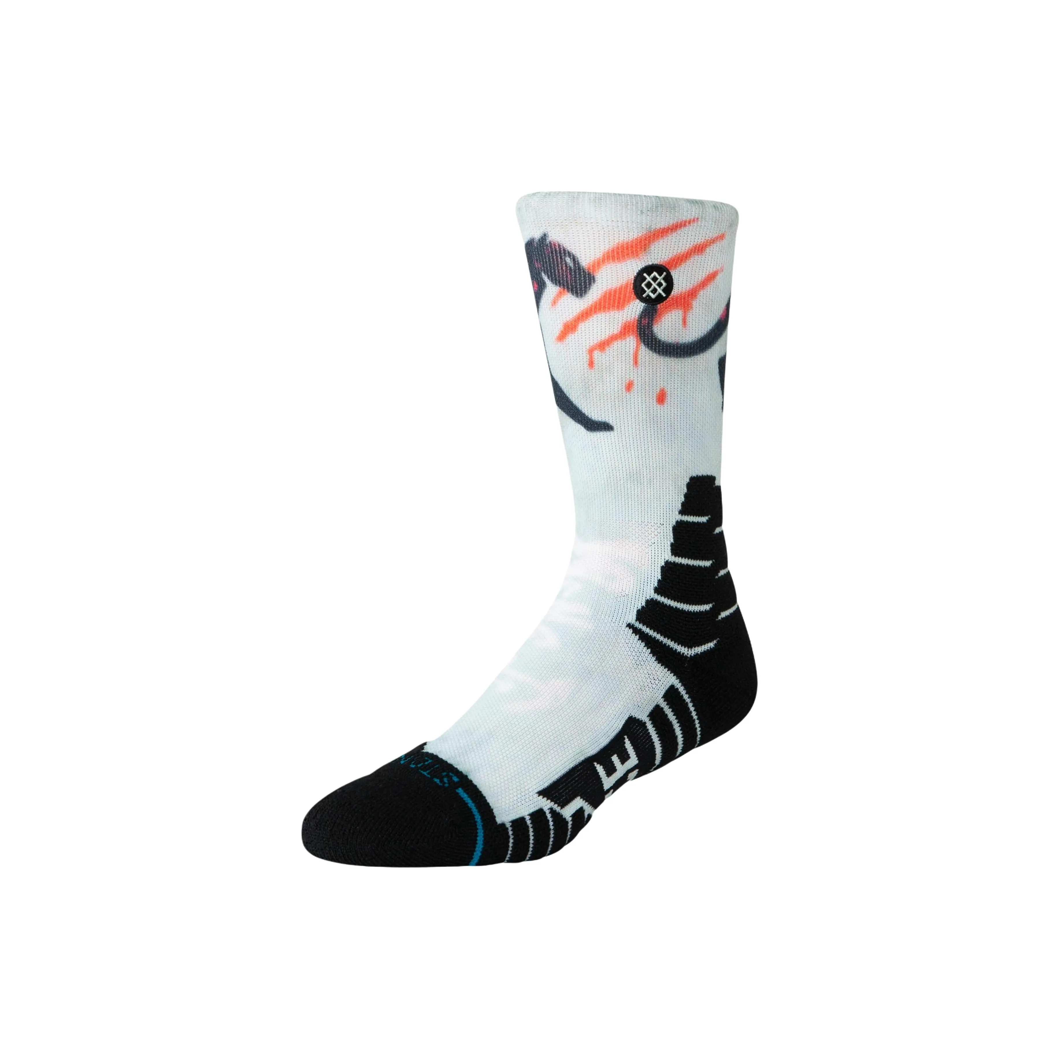 Stance Белый A557B25SHM GRN Унисекс Баскетбольные носки