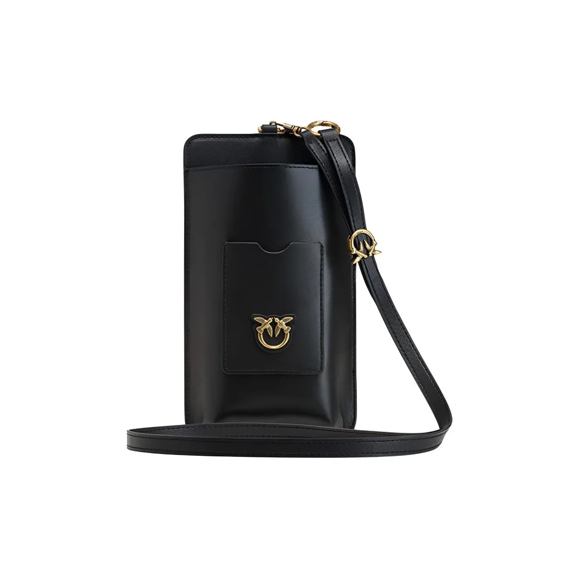 PINKO Телячья кожа Коробка Сумка через плечо Маленькая Женская Черная