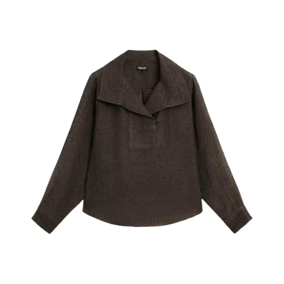 Massimo Dutti Коричневые Женские Рубашки