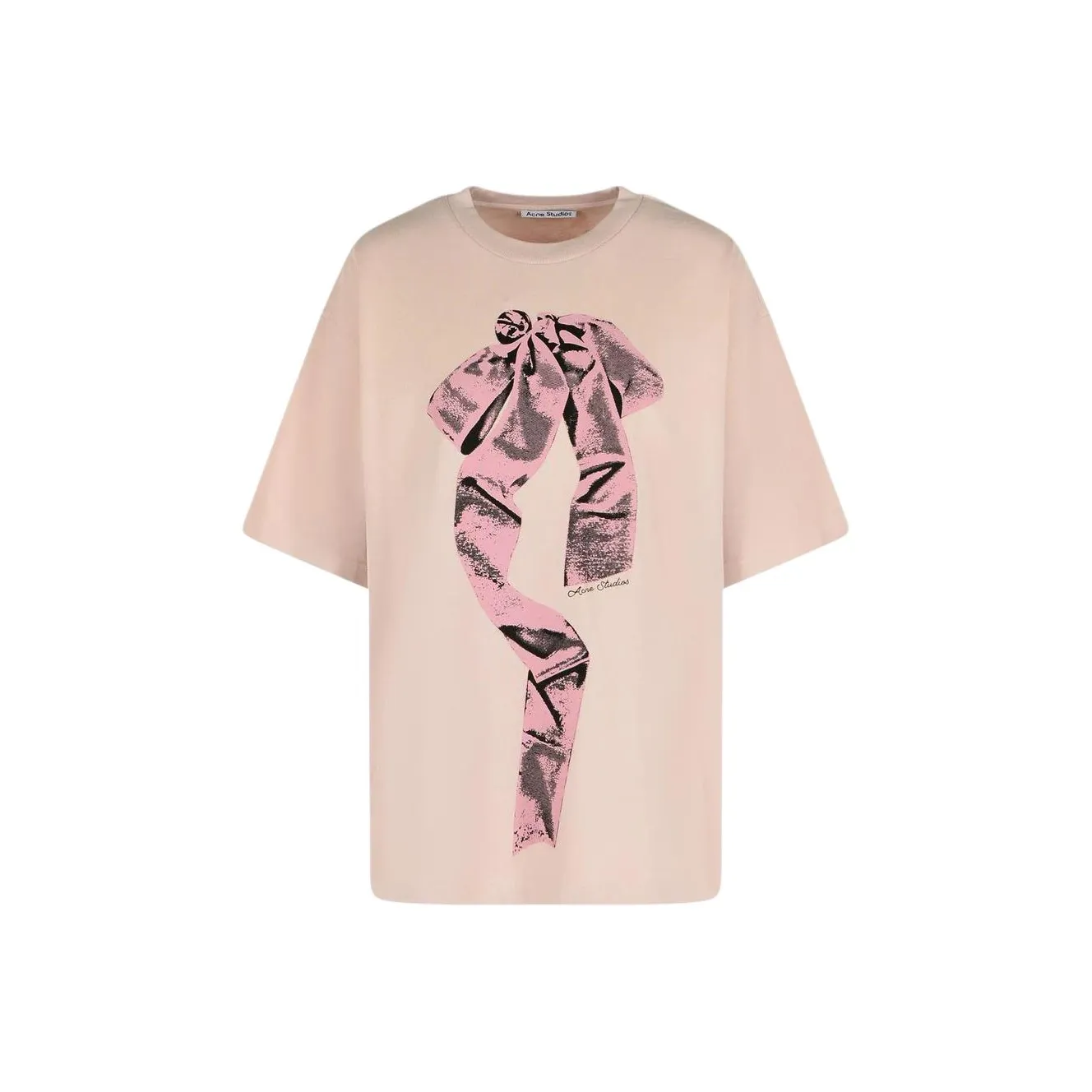 ACNE STUDIOS Розовые Женские T-рубашки