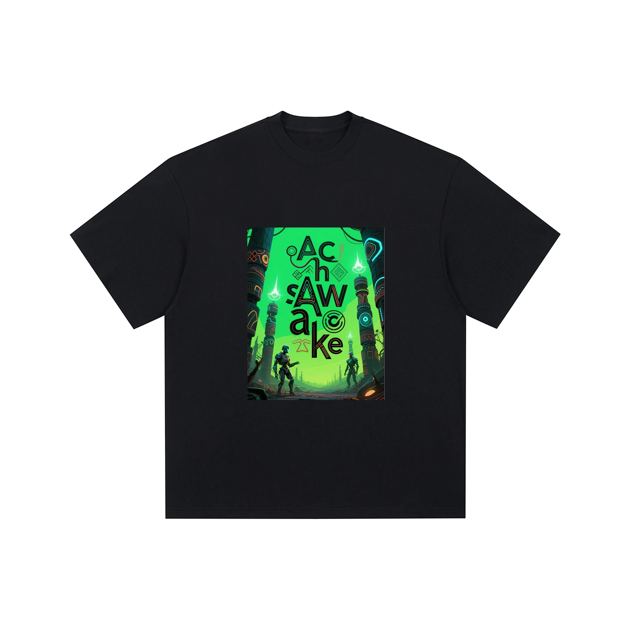 ACHS AWAKE Короткий рукав T-рубашки унисекс