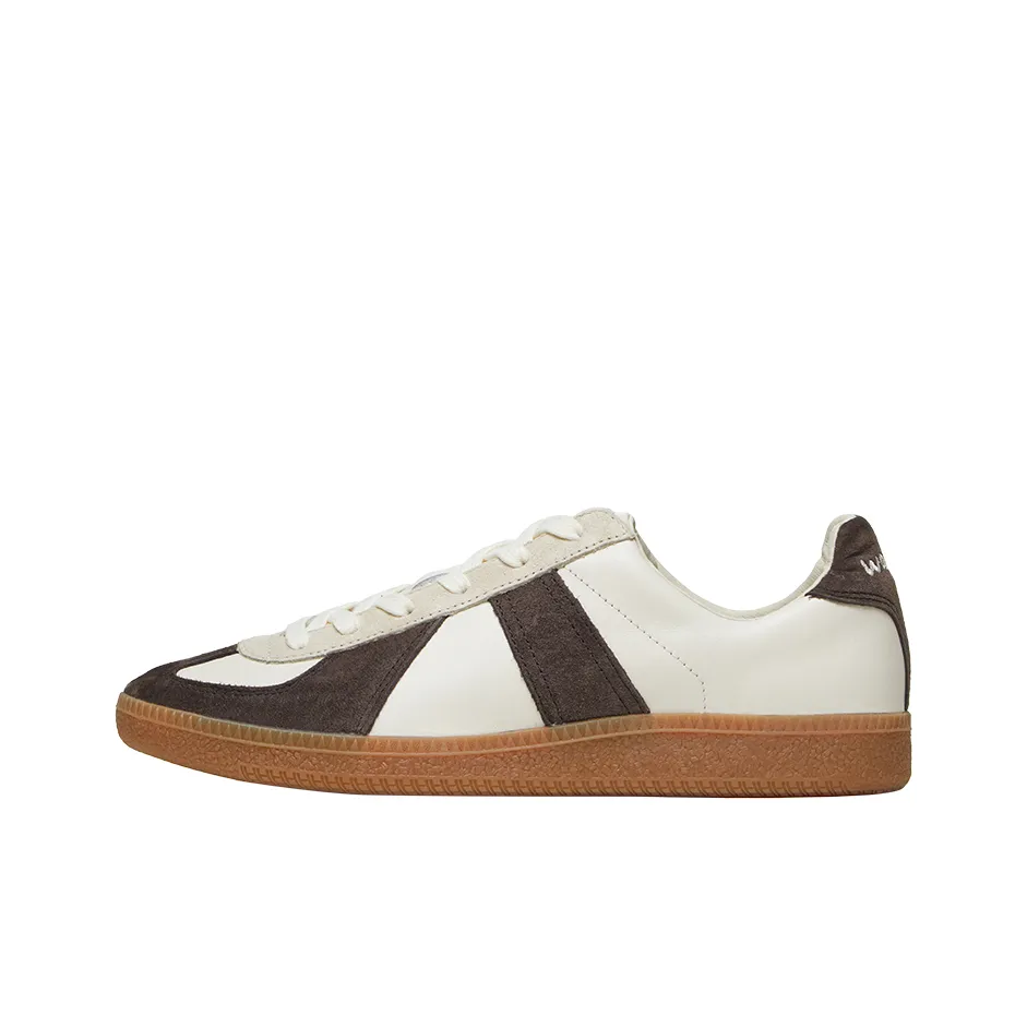 Norman Walsh GAT Collection Slip-resistant Abrasion-resistant Low Top German Army Trainers Unisex Beige Brown