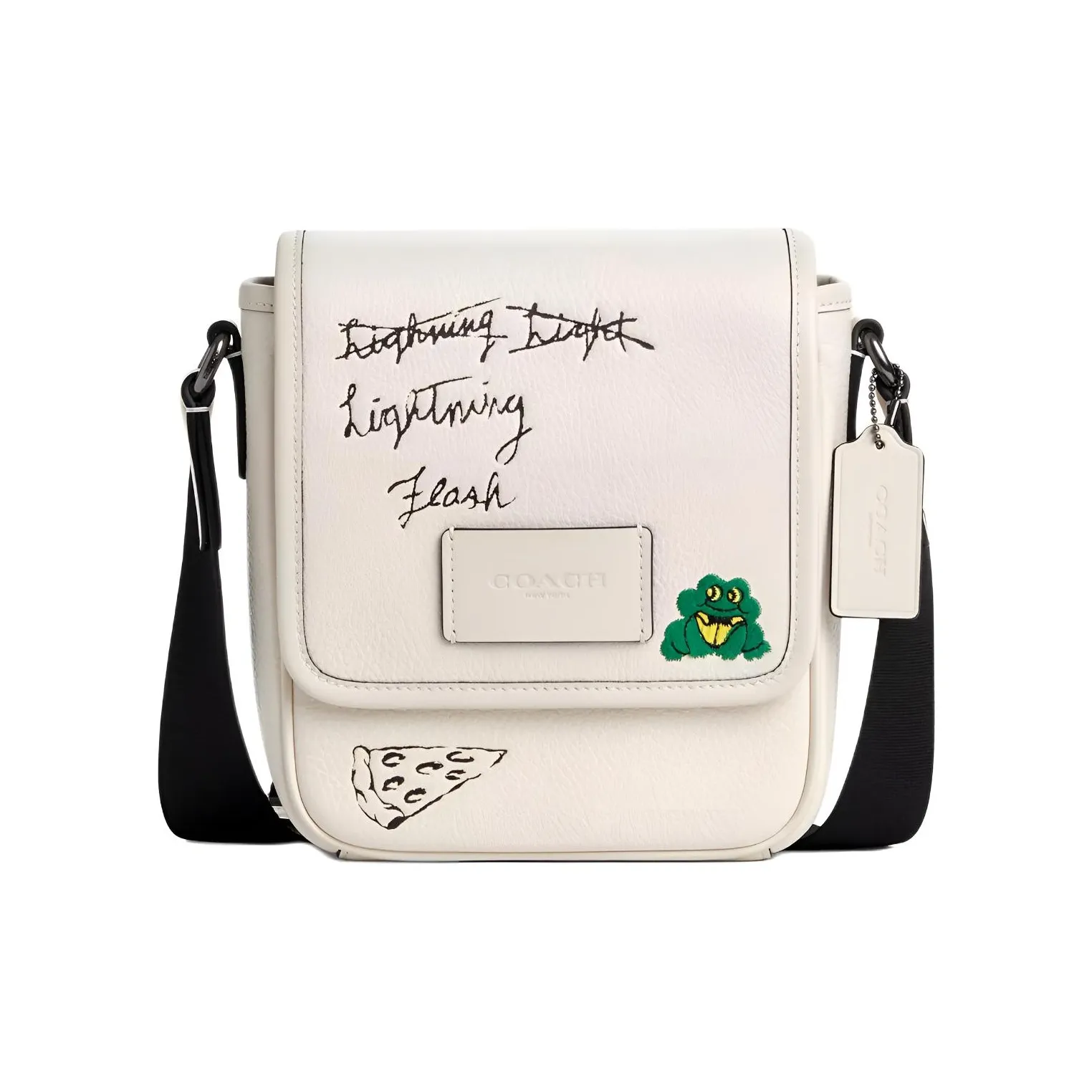 COACH Calfskin Crossbody Bags Mini Women's White
