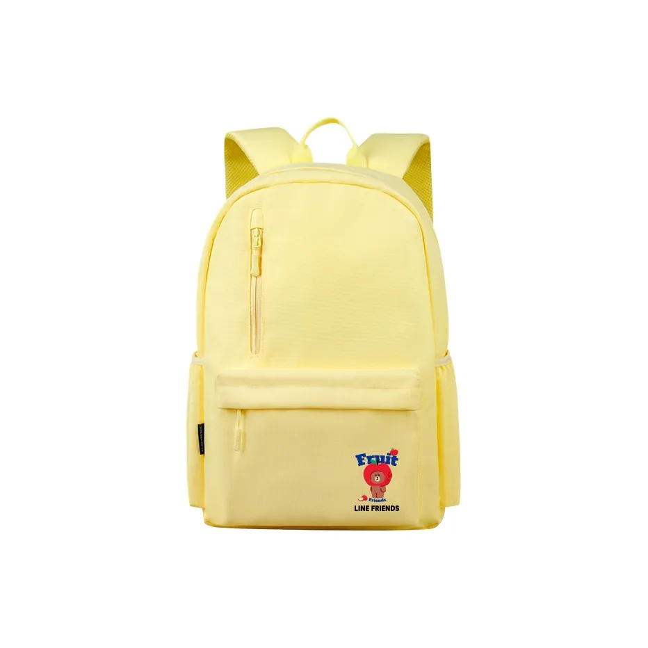LINE FRIENDS Полиэстер Рюкзак Стандартный Унисекс Яйцо Yolk Желтый