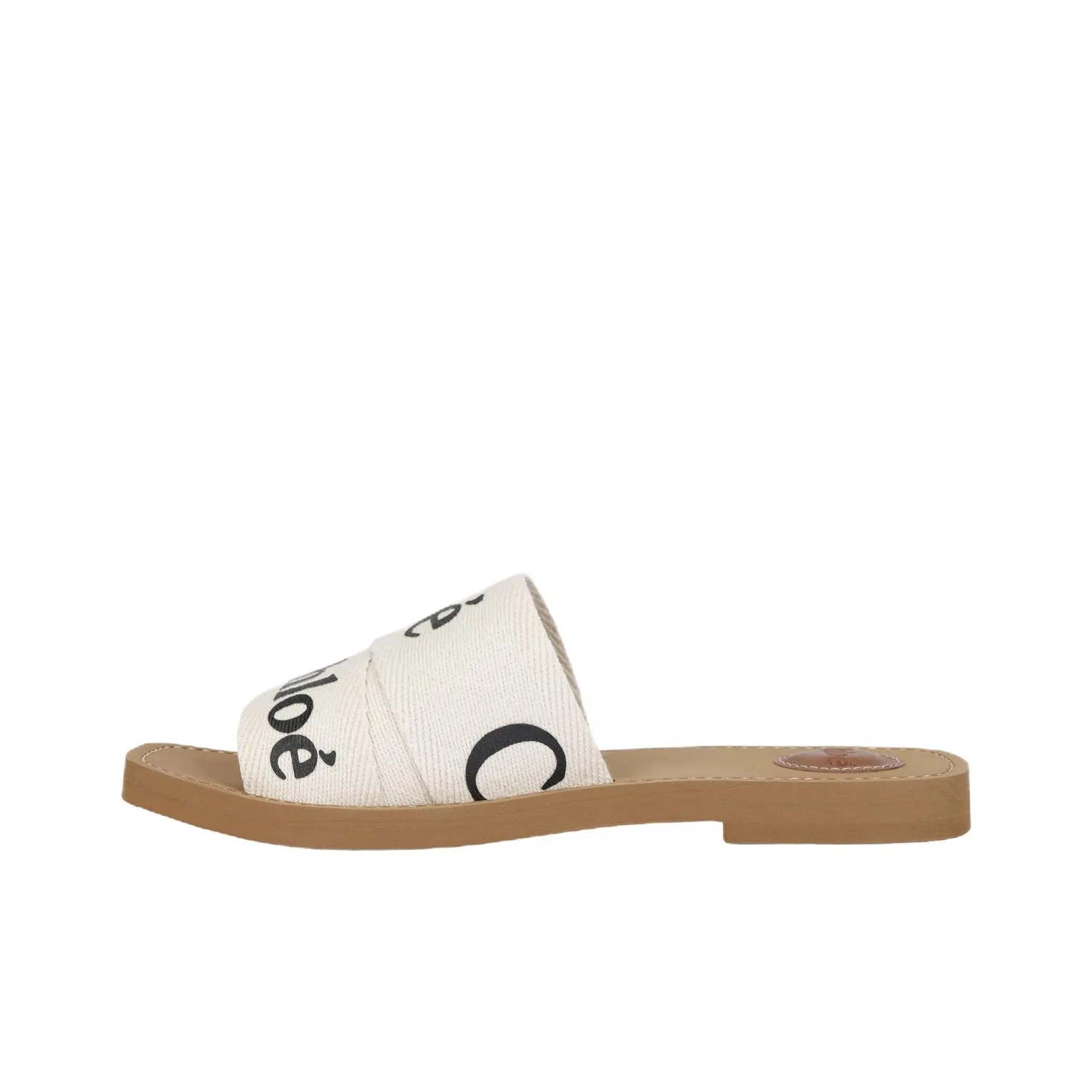 Chloé Logo Printed Slip On Sandals Women's