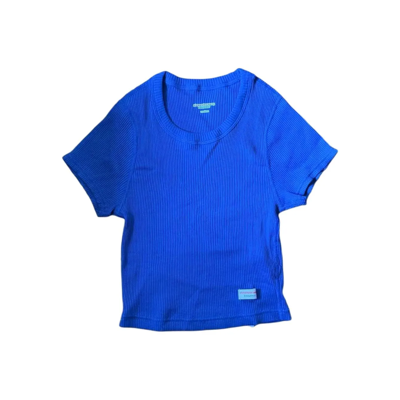 Alexander Wang Кобальтовый синий Женские футболки