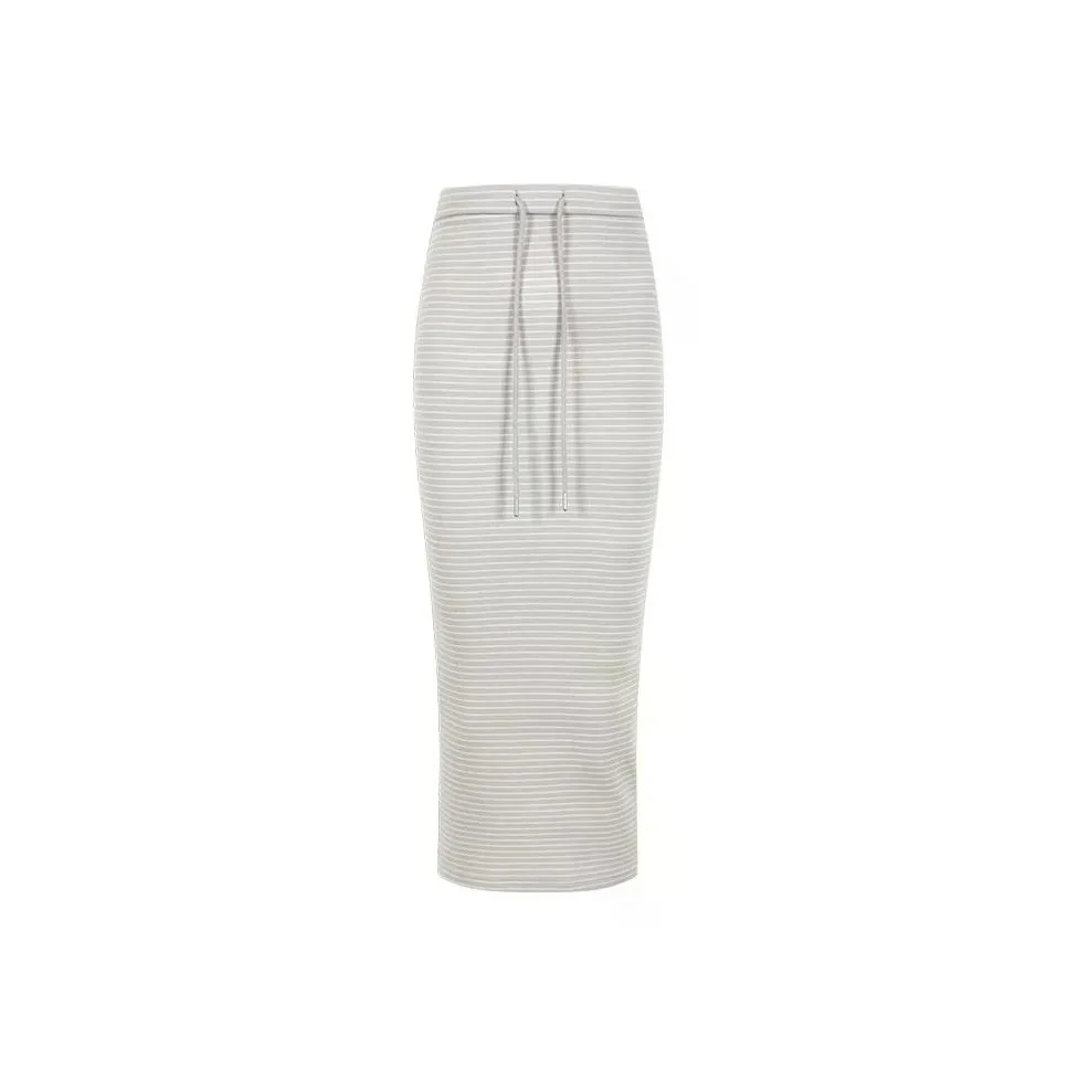 CHILL QIAOER Повседневный Длинный Юбка Женские