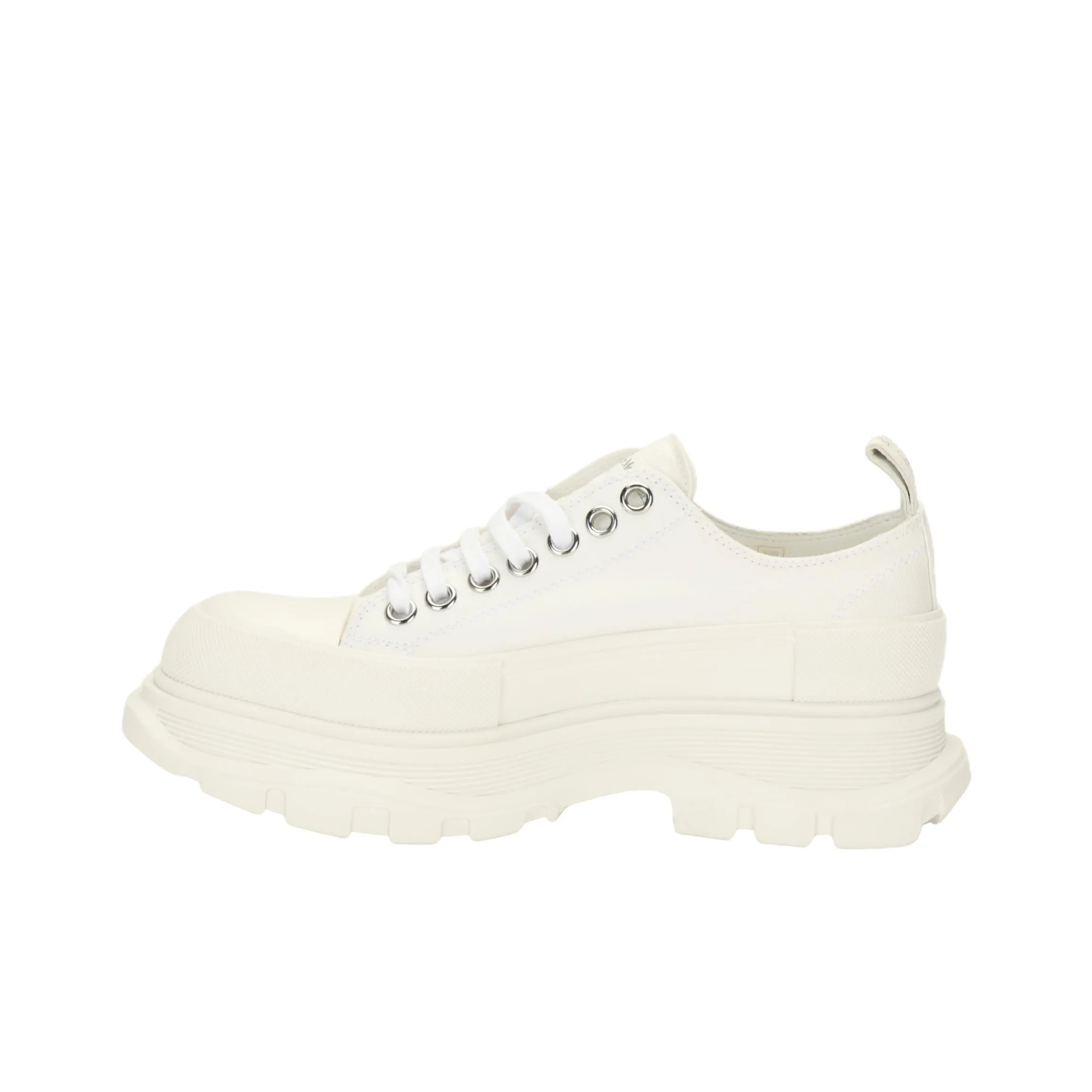 Alexander McQueen Tread Slick Lace Up Sneakers 'White'