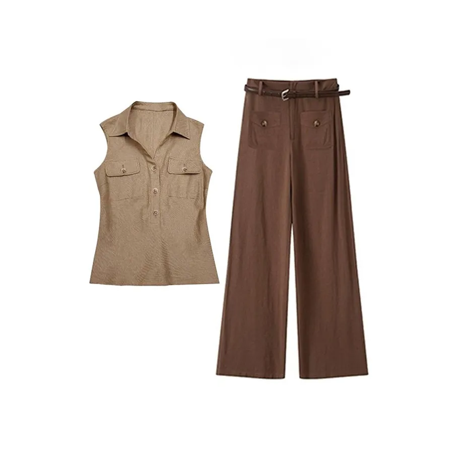 MARIE·COCO Майка + Брюки Женские Повседневные костюмы