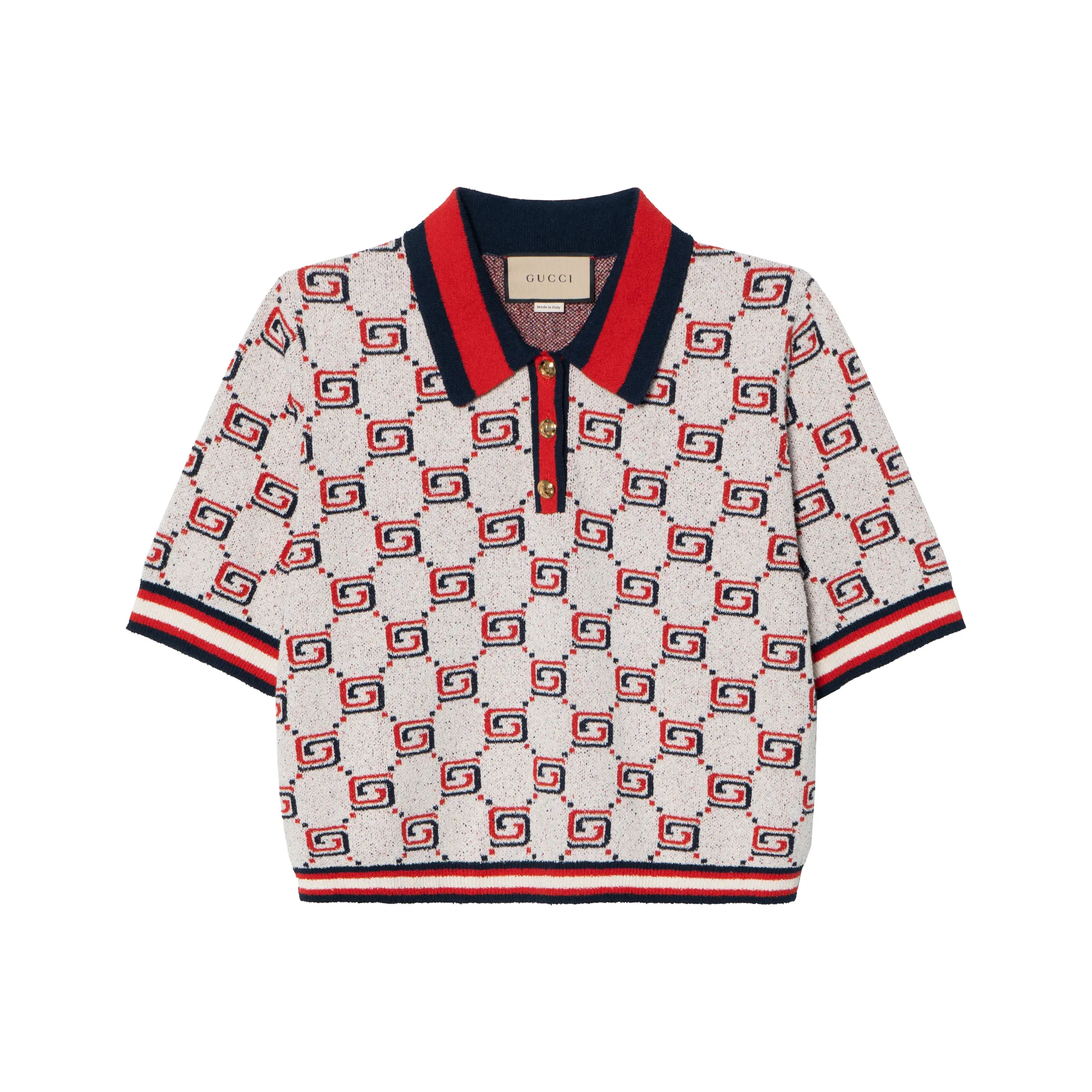 GUCCI SS23 Polo Shirt Women's Red